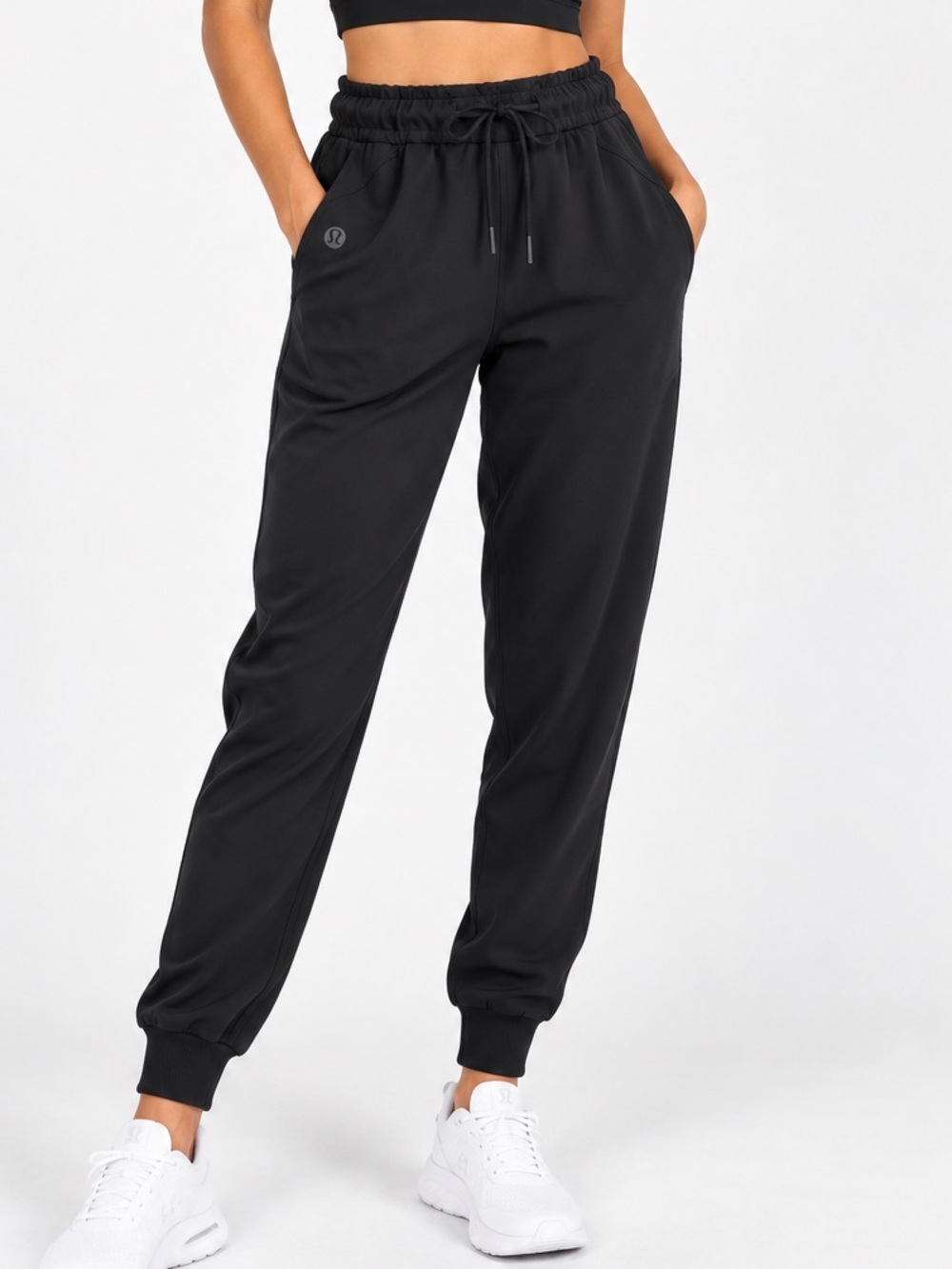 Lululemon Black High Rise Joggers Pants Size 2 28” Inseam